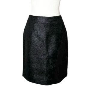 Banana Republic Coated Tweed Pencil Straight Short Skirt Size 8 Petite